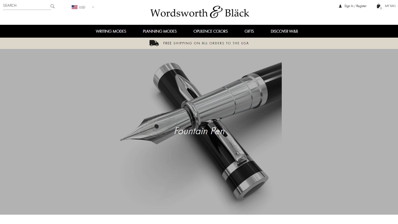 Fountain Pens | Luxury Fountain Pens Collection by ... - wordsworthandblack