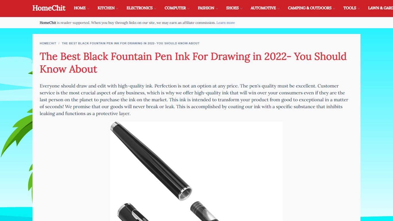 The Best Black Fountain Pen Ink For Drawing in 2022- Comparison and Reviews